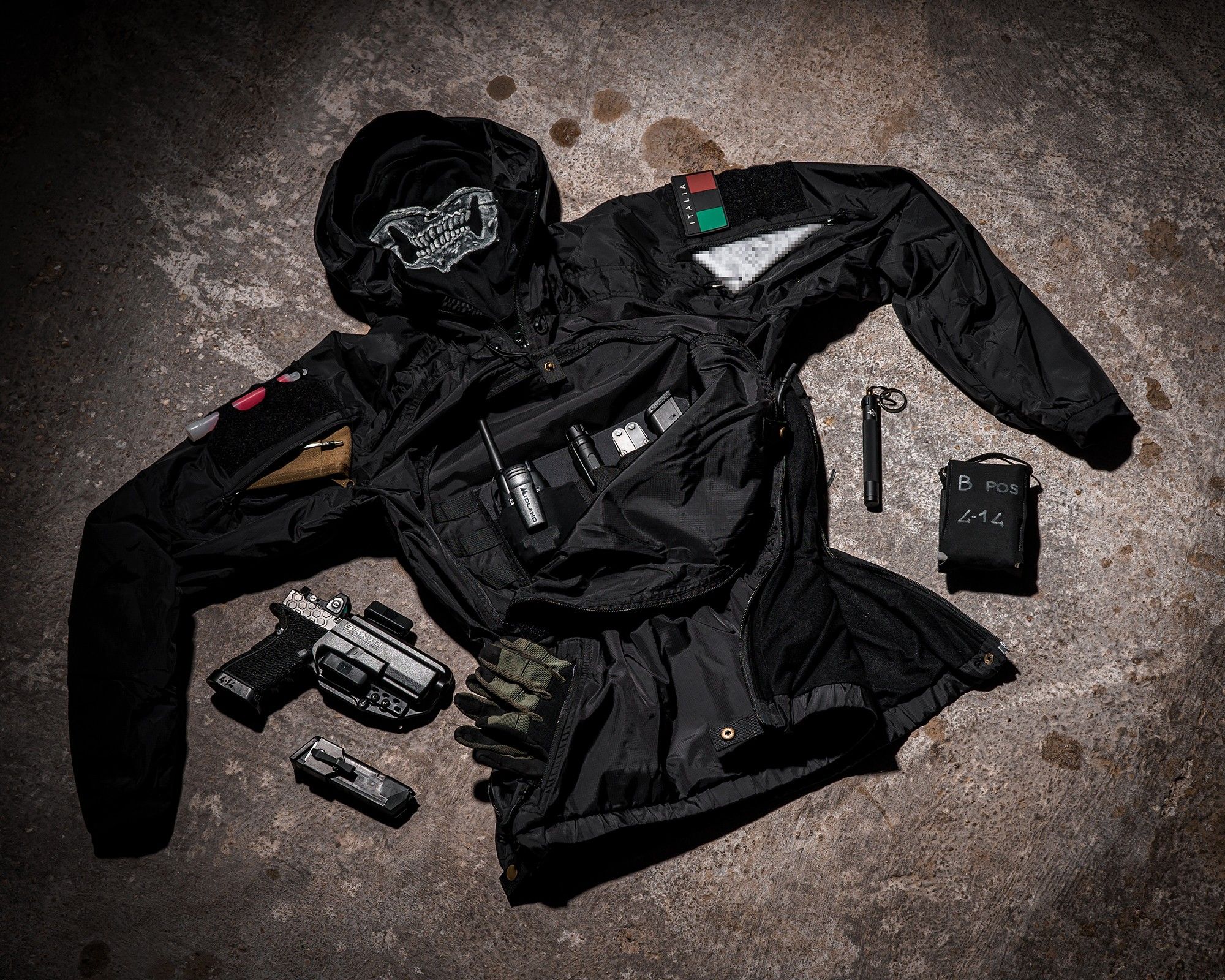 4-14 Anorak “CAT” - Black - Image 9