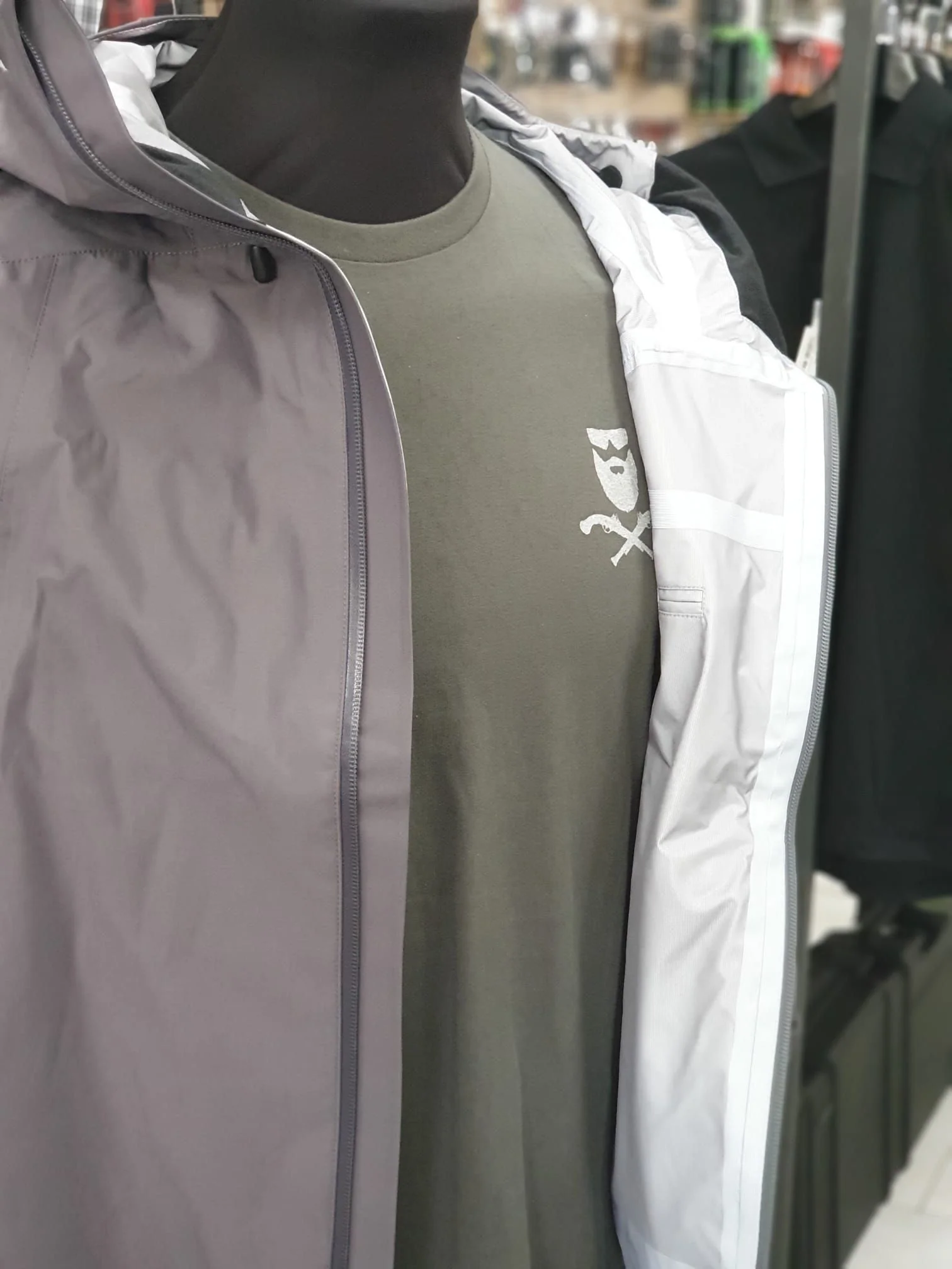 4-14 Rainwear Jacket - Grey (ATACAMA) - Image 5