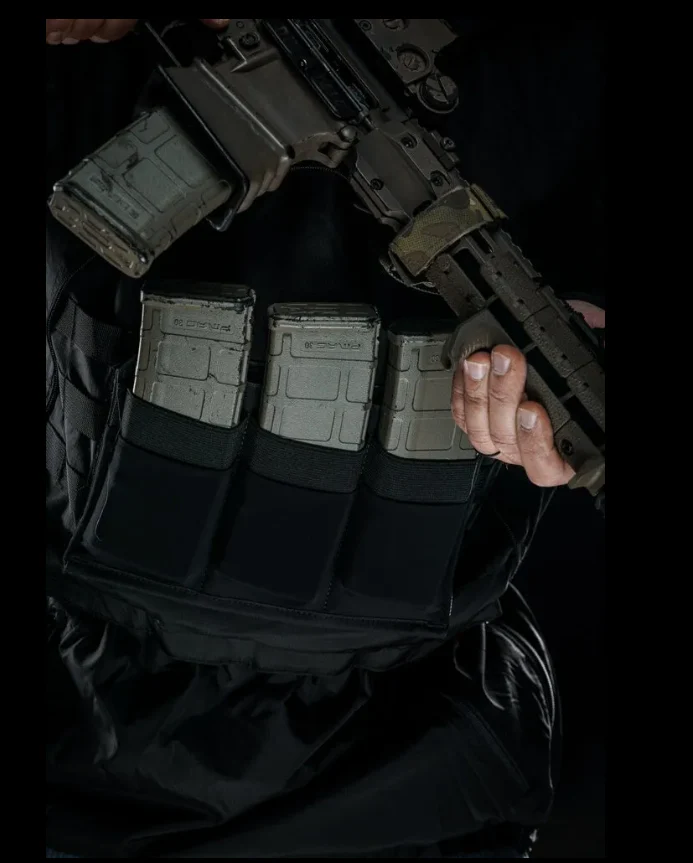 4-14 Rifle Panel Anorak - Black - Image 2