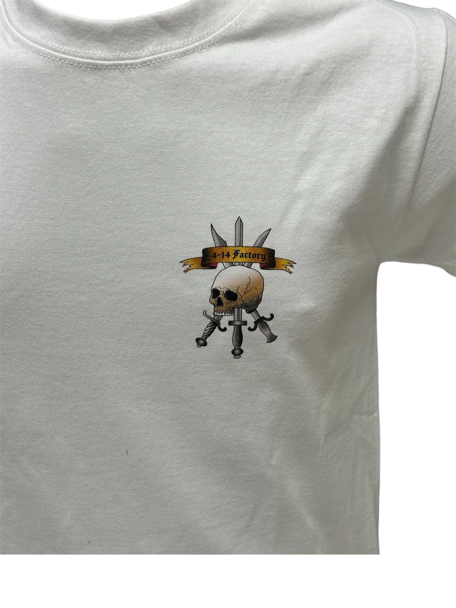 4-14 T-Shirt Opera Tre Spade - White - Image 3