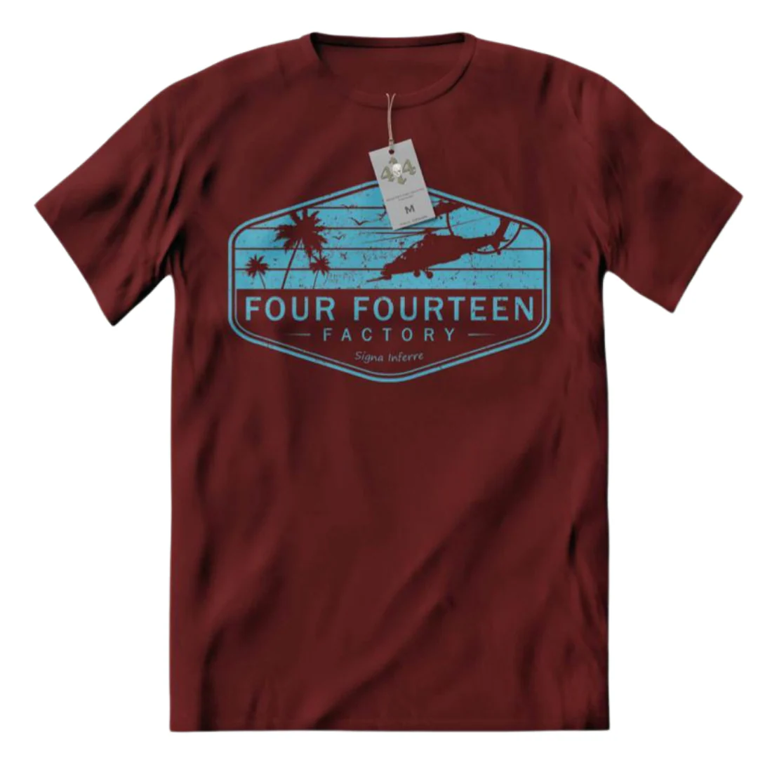 4-14 T-shirt “STORM” Burgundy