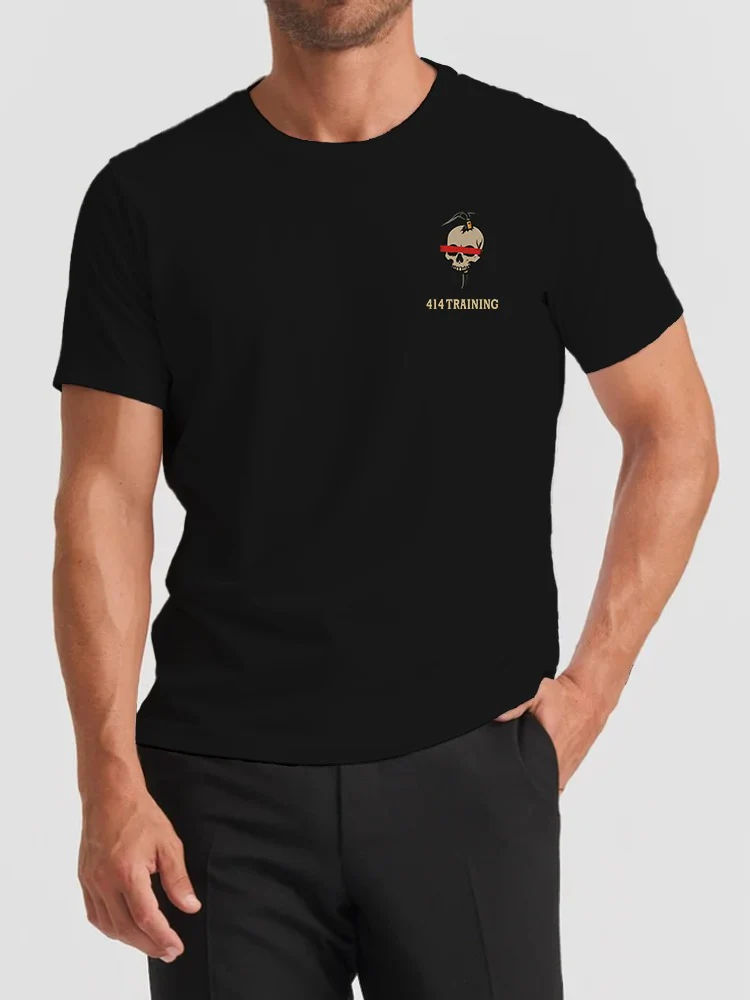 4-14 - T-shirt "Violence Is a Tool" - Black - Image 2