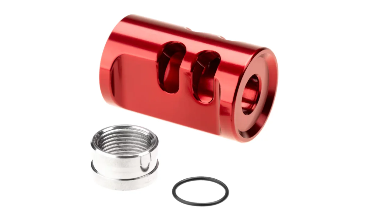 AAP01 Type-A Compensator 14mm CCW - Red - Image 2