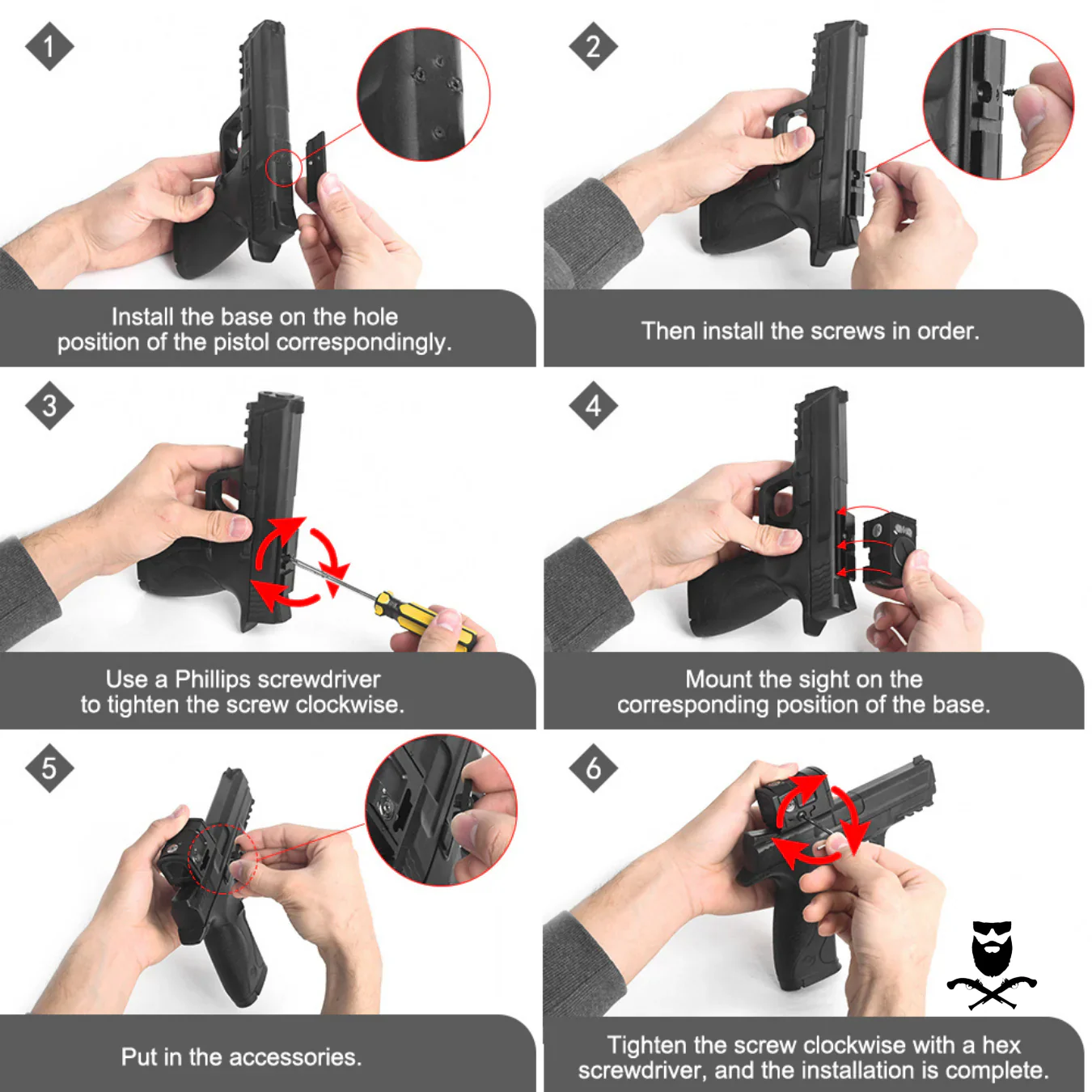 AIM-O ACRO P-2 Red Dot - Black - Image 6