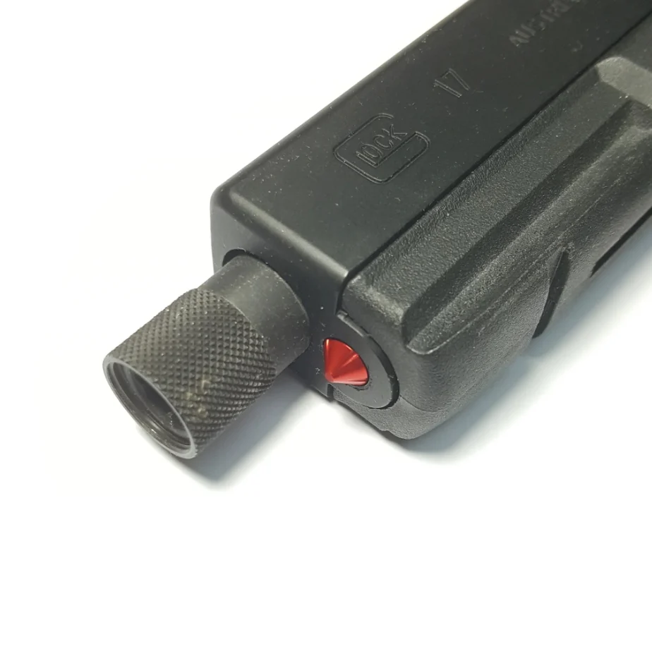 Airsoft Artisan - Modular Stainless Recoil Spring Guide For G17 GBB - Red - Image 2