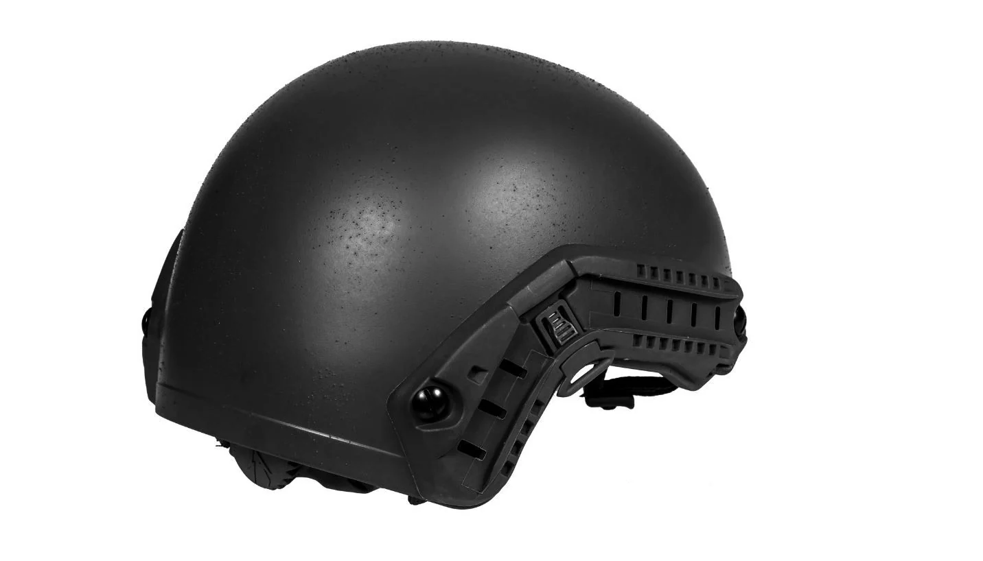 Aramid Ballistic Helmet Replica – Black - Image 4