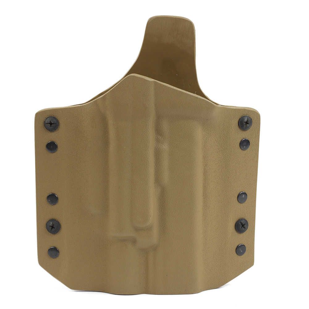 ARES Kydex Holster Glock-17/19 x300/X400 Weapon Lights - Coyote Tan - Image 3