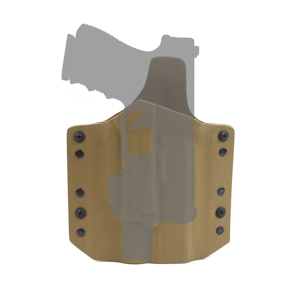 ARES Kydex Holster Glock-17/19 x300/X400 Weapon Lights - Coyote Tan - Image 5