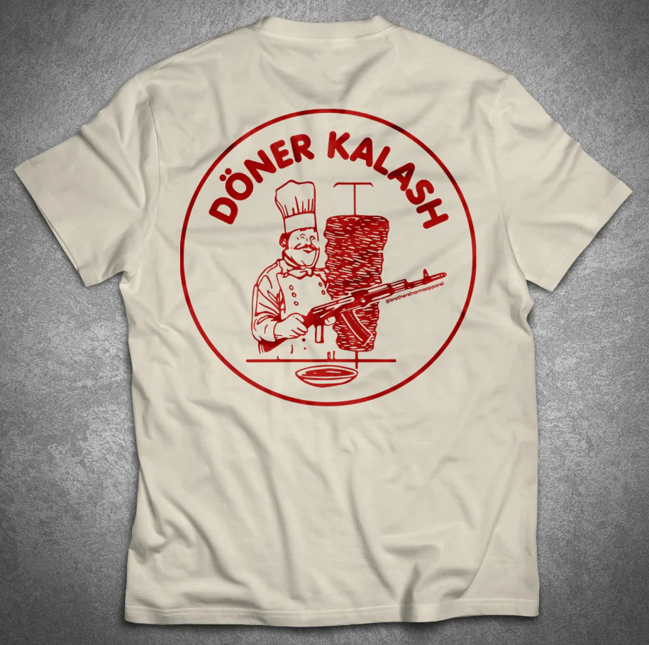 Brothers In Arms - Döner Kalash T‑Shirt - Sand - Image 3