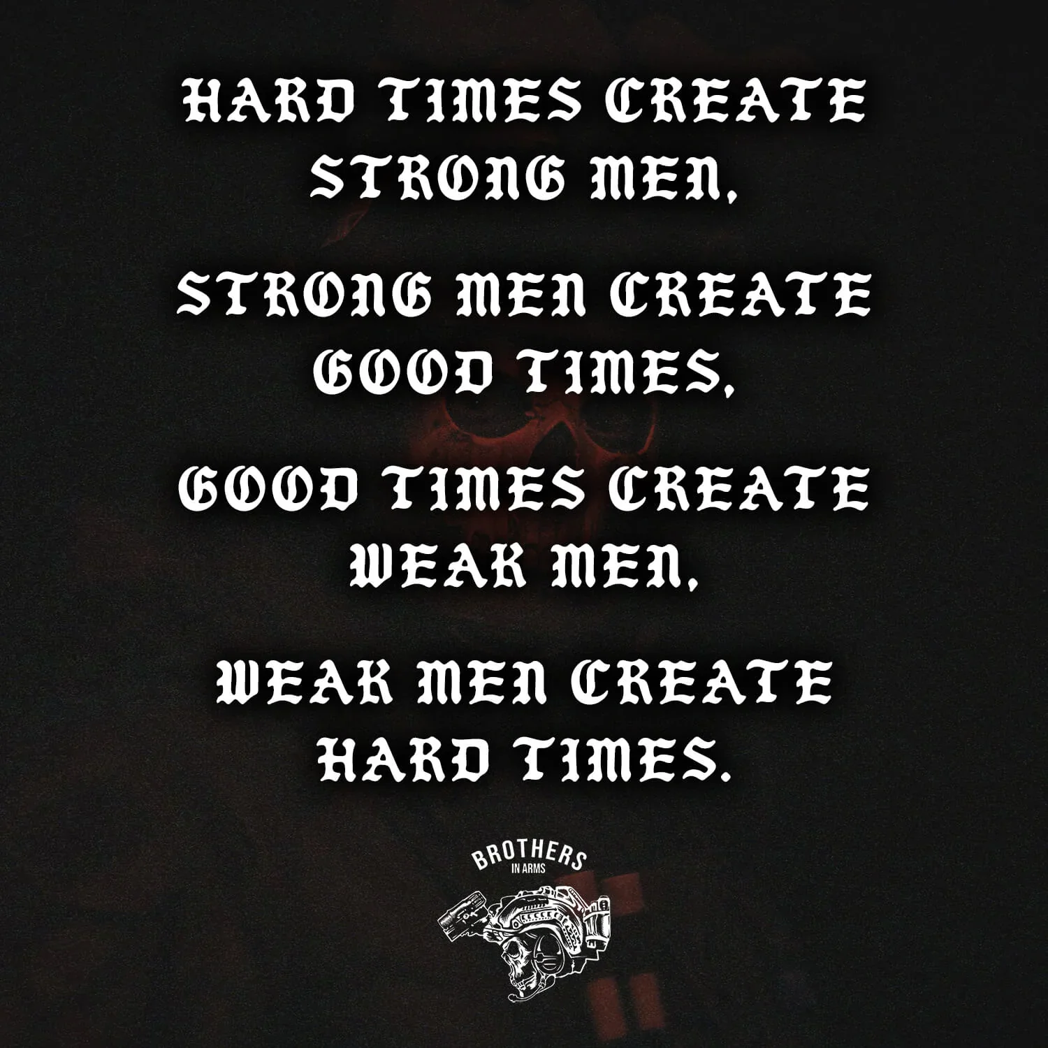 Brothers In Arms - HARD TIMES STICKER - Image 2
