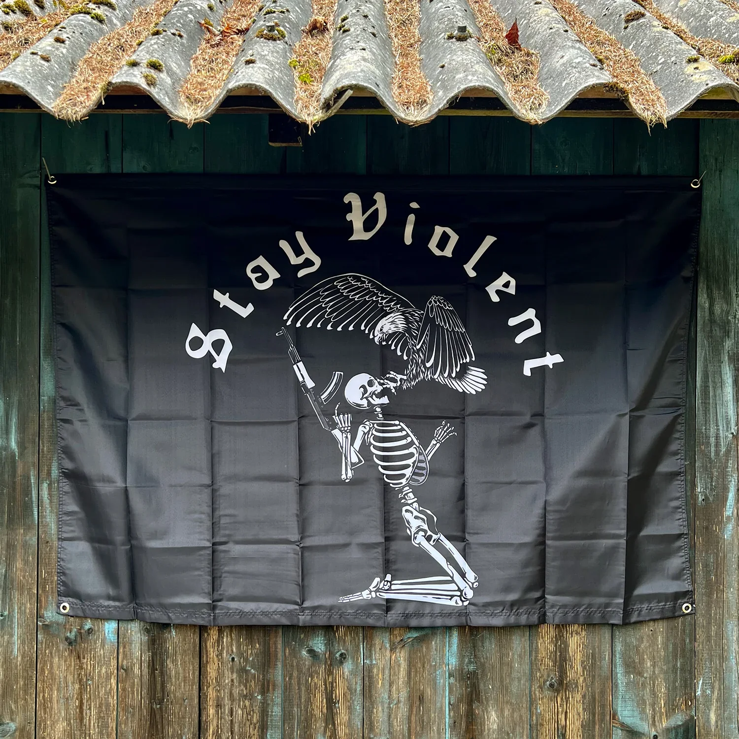 Brothers In Arms - STAY VIOLENT FLAG - Image 3