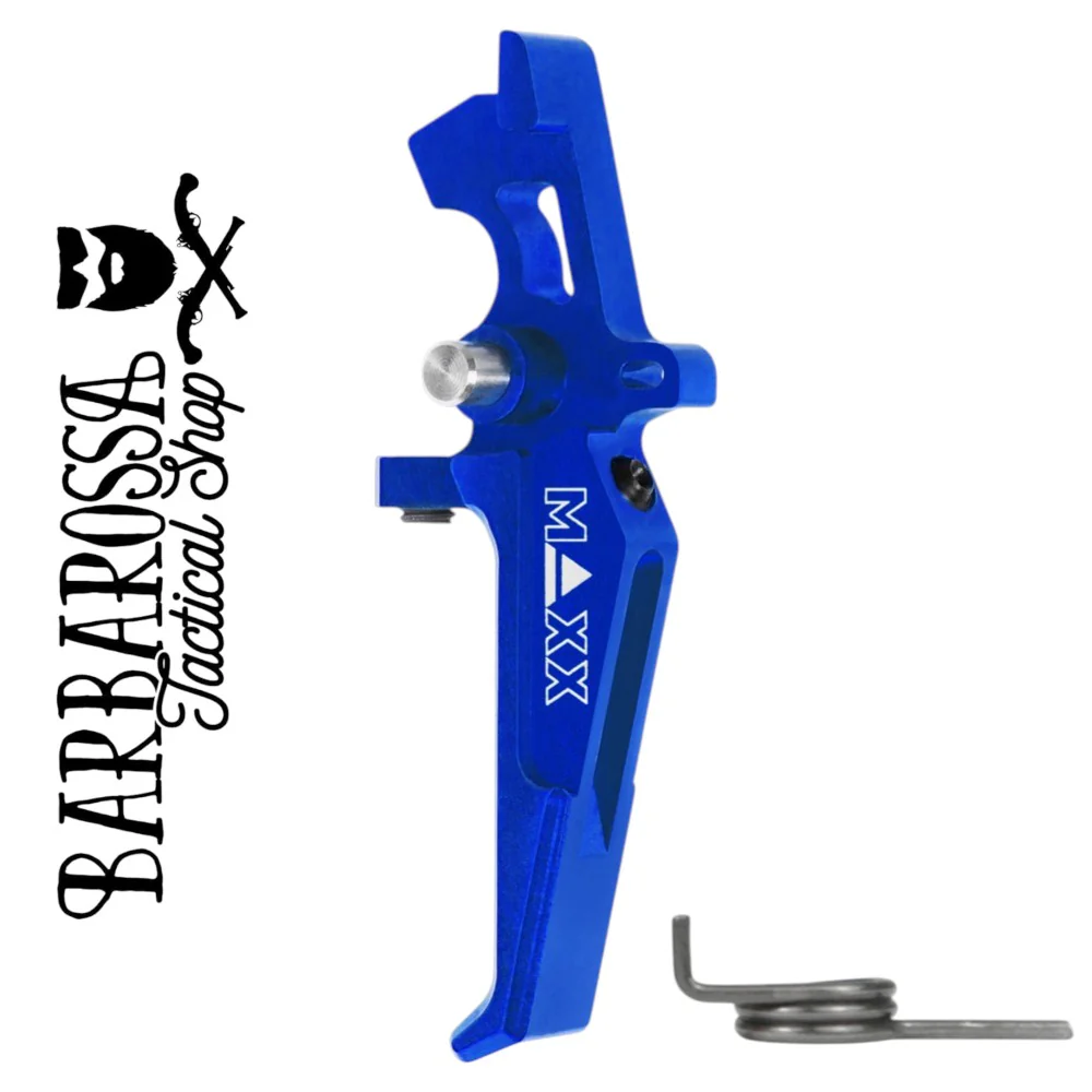 CNC Aluminum Advanced Speed Trigger (Style E) - Blue