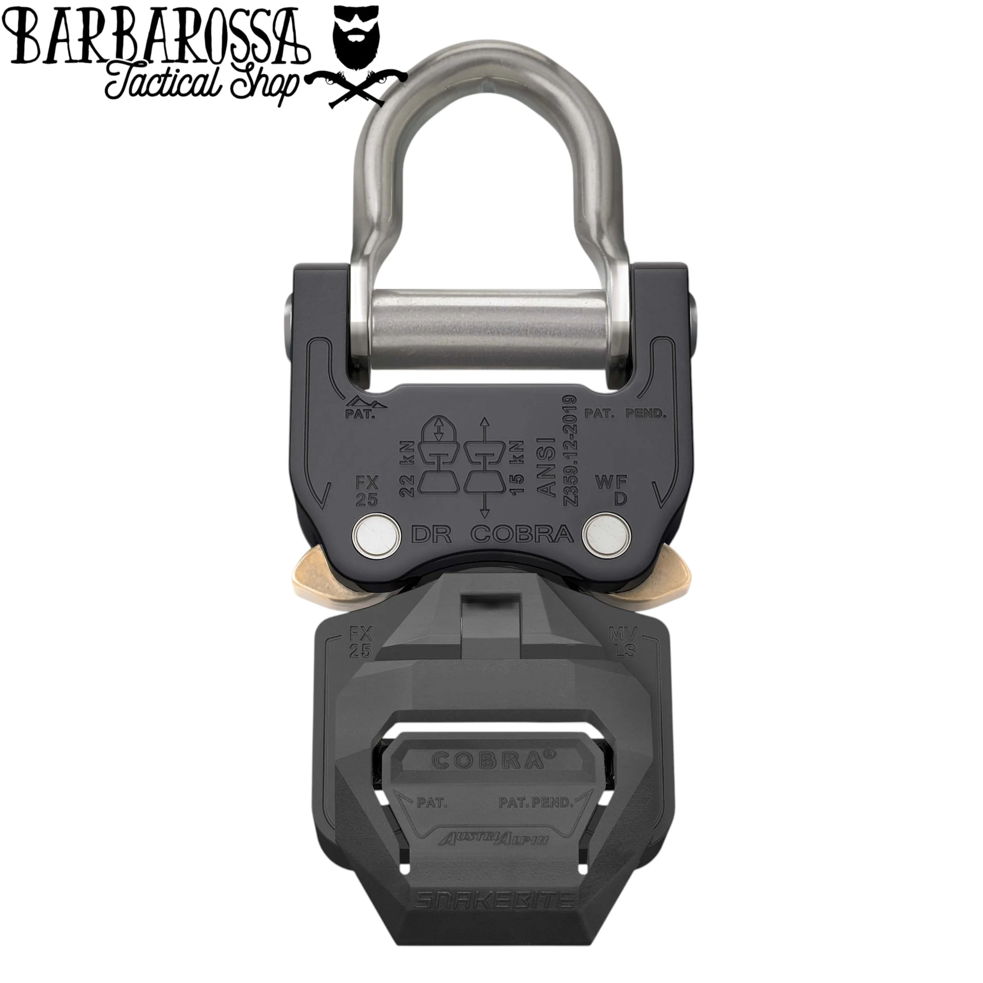 COBRA® PRO STYLE SNAKEBITE aluminium 25mm (maschio) - Image 4