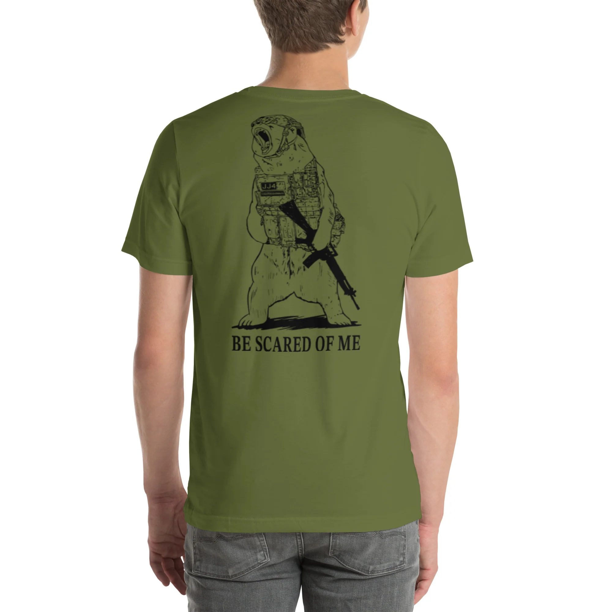 Counterignorance - Be Scared JJ4 tee - Image 3