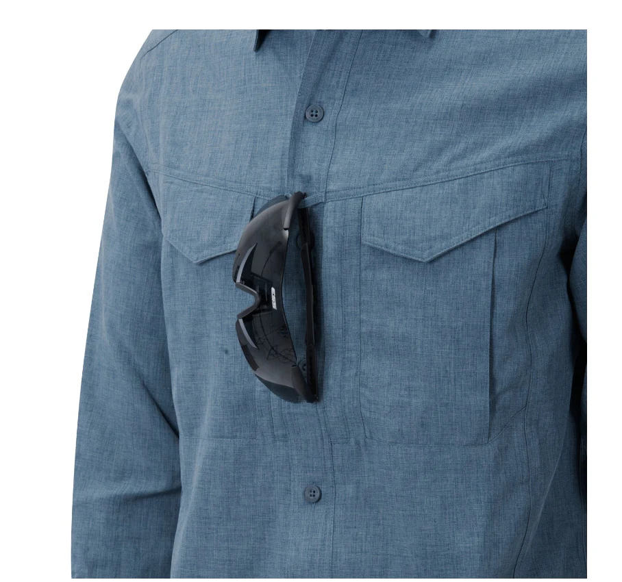 Defender MK2 Gentleman Shirt® - Black/ Grey Melange - Image 6