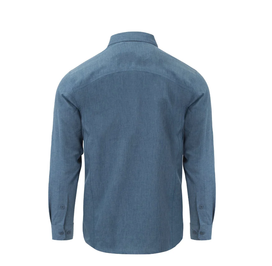 Defender MK2 Gentleman Shirt® - Melange Light Blue - Image 2