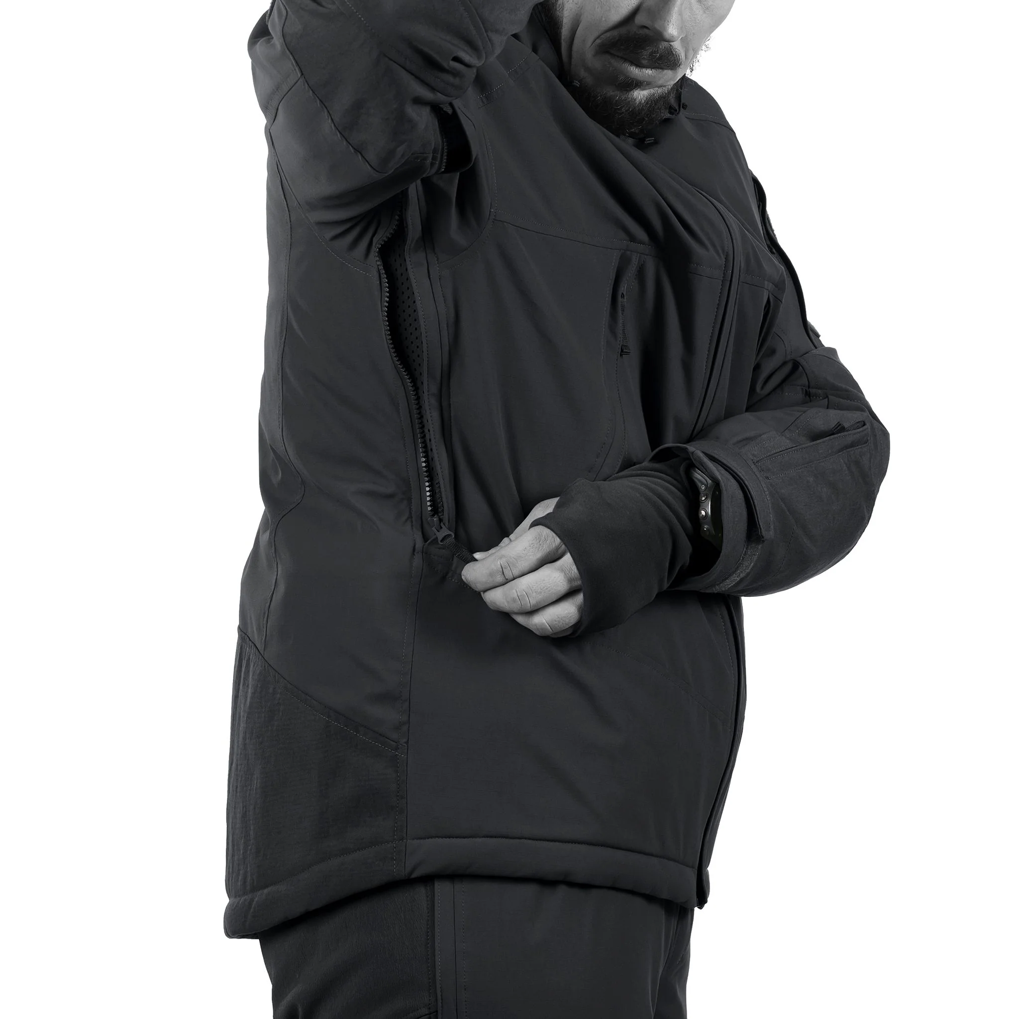 UF PRO - Delta OL 4.0 Tactical Winter Jacket - Black - Image 4