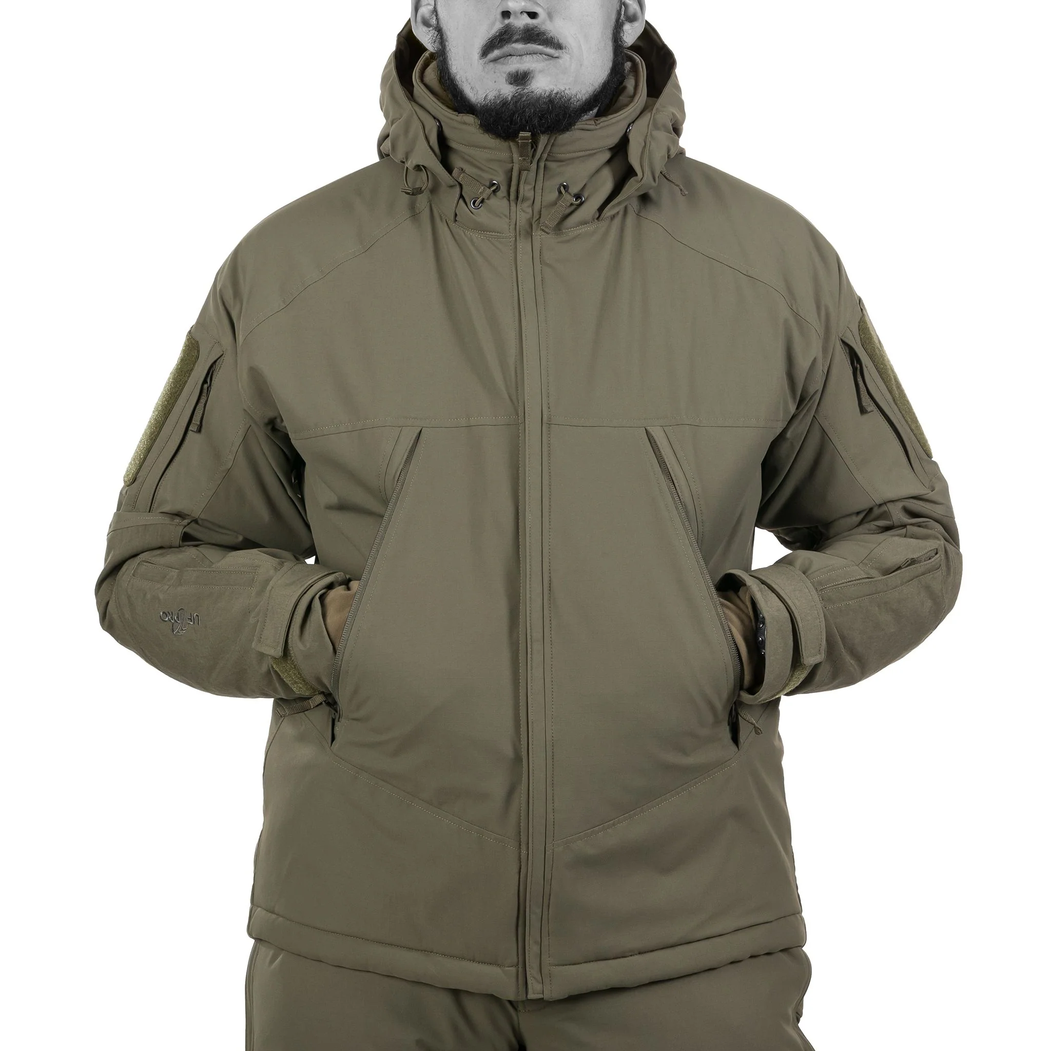 UF PRO - Delta OL 4.0 Tactical Winter Jacket - Brown Grey - Image 2
