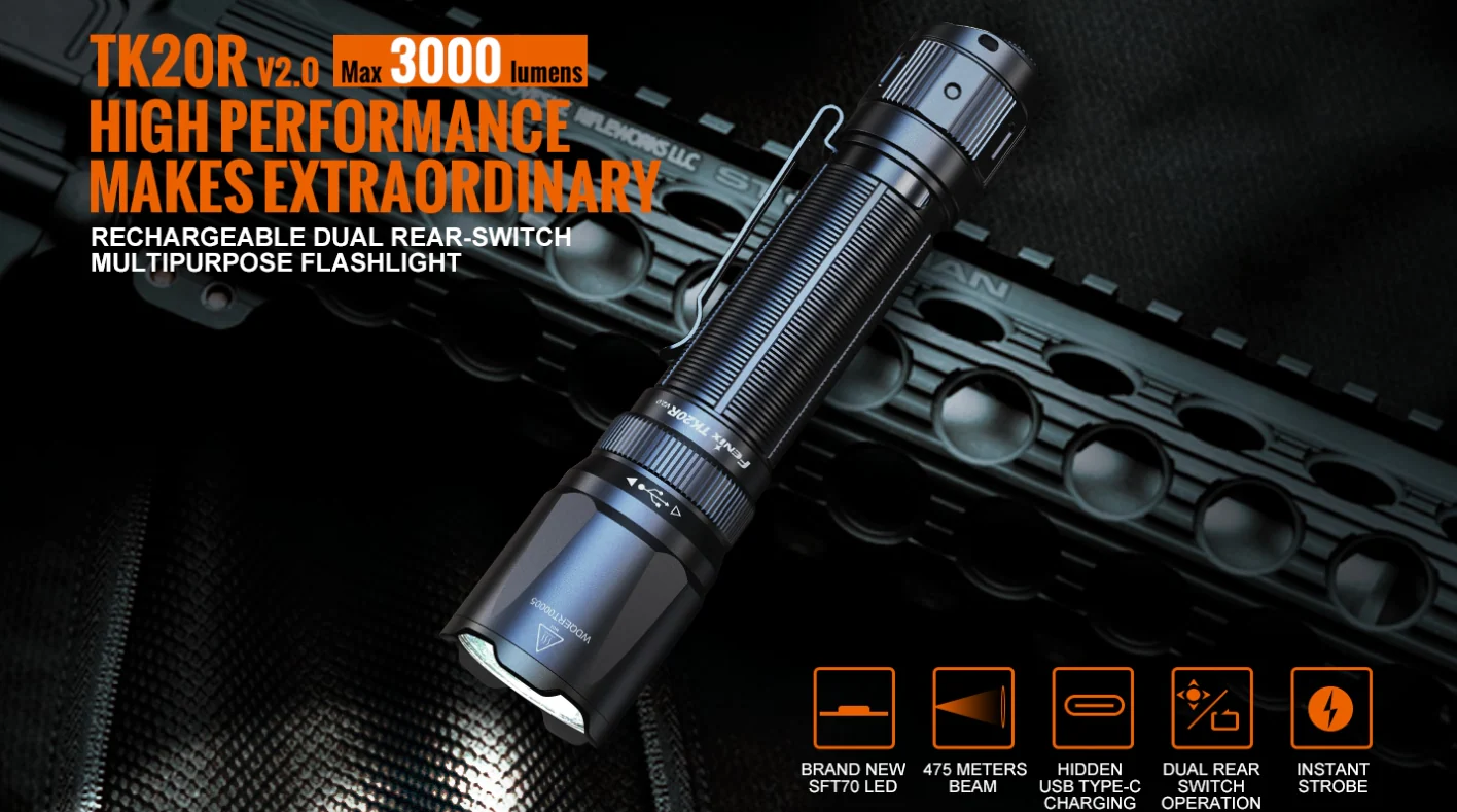Fenix TK20R V2.0 - 3000 Lumens - Image 6