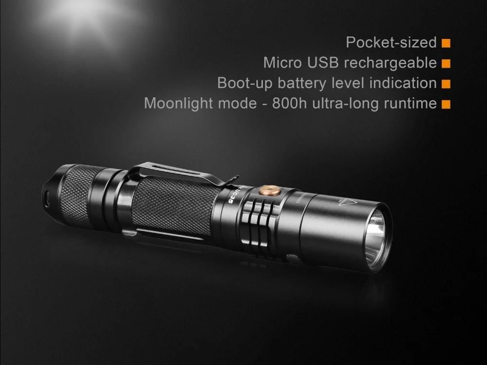 Fenix Torcia UC35 V2.0 LED Ricaricabile - 1000 Lumens - Image 4