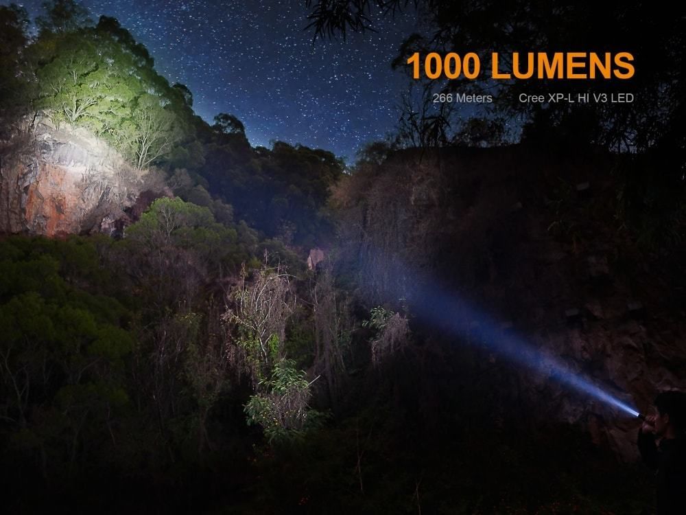 Fenix Torcia UC35 V2.0 LED Ricaricabile - 1000 Lumens - Image 5