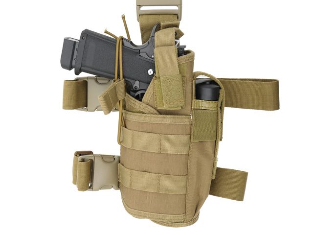 Fondina Universale Cosciale in Cordura - Tan - Image 3