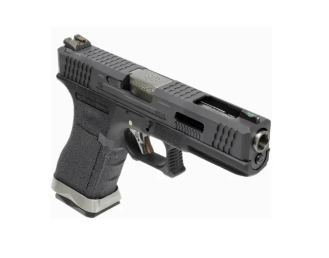 G-Force 17 BK Silver Barrel Metal Version GBB