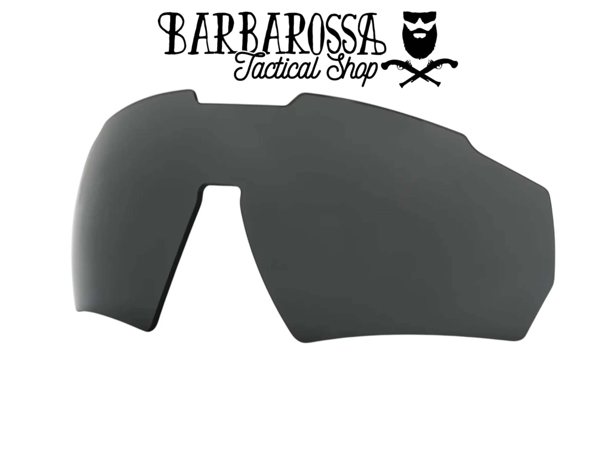 GATORZ - Blastshield, Replacement Lenses ANSI Z87+/MILSPEC Ballistic Black w/Anti-Fog