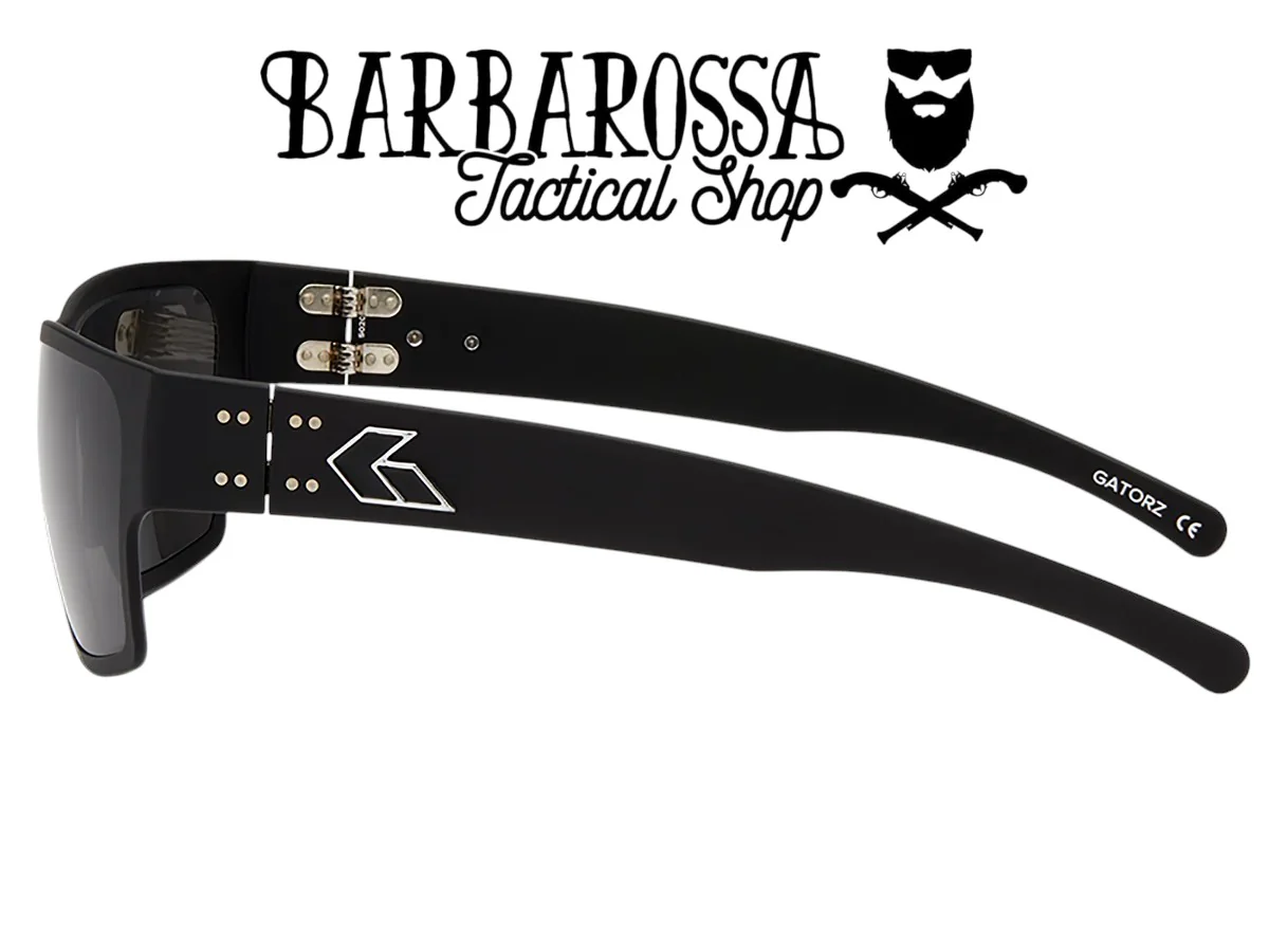 GATORZ - Delta, Black Anodized w/ Silver Logo, Smoked Polarized - Image 2