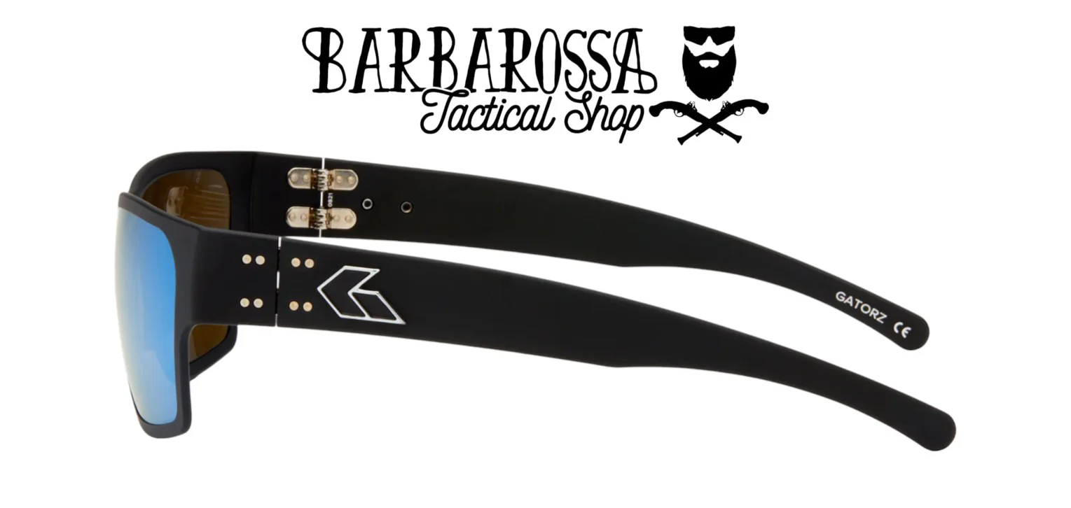 GATORZ - Delta, Matte Black, Smoked Polarized, Blue Mirror - Image 2