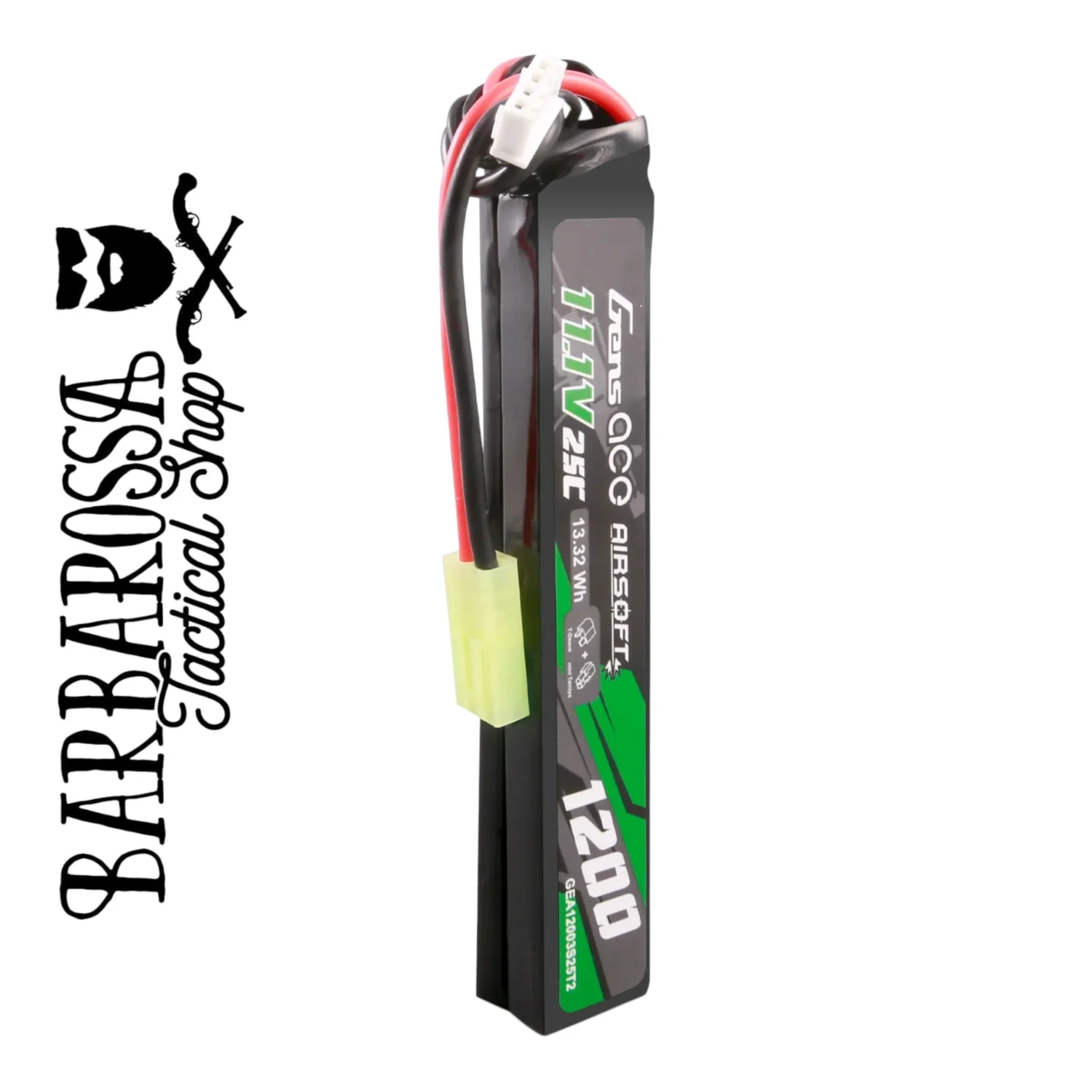 Gens Ace - Lipo 11.1v 1200mAh - Tamiya Nunchuck x2 - Image 2