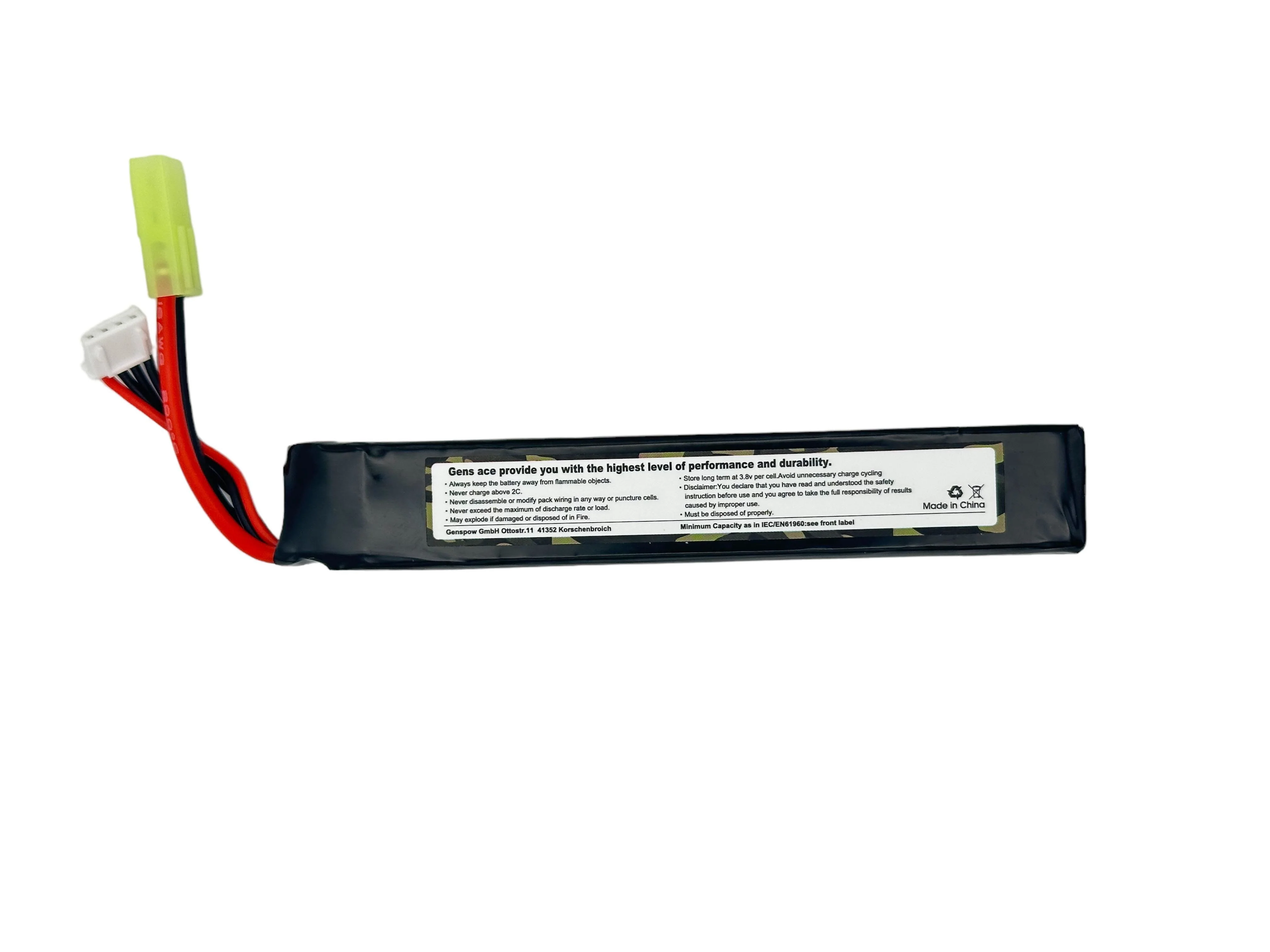 Gens Ace - Lipo 11.1v 1200mAh - Tamiya - Image 2