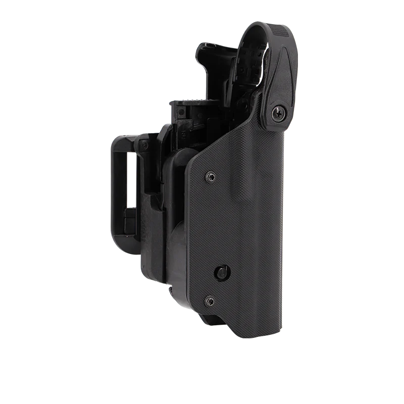 GHOST 5.2 per Beretta APX, Fondina Police Nera Destra con Modulo Rotativo
