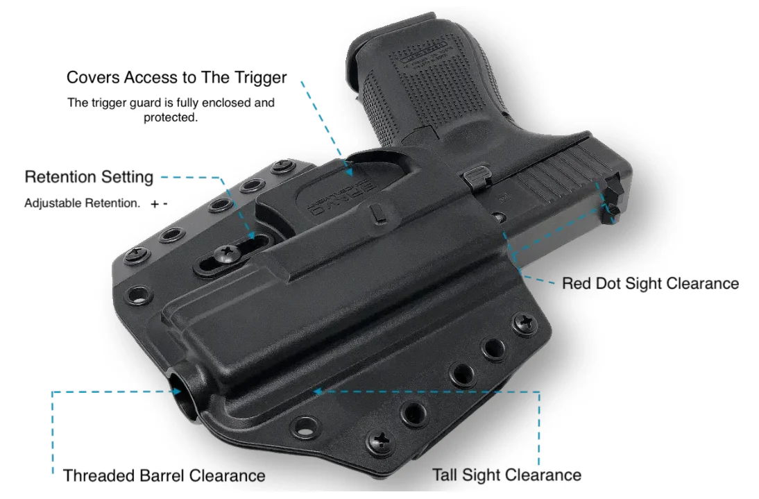 Glock 19 OWB Holster Combo (Left Hand) - Image 2