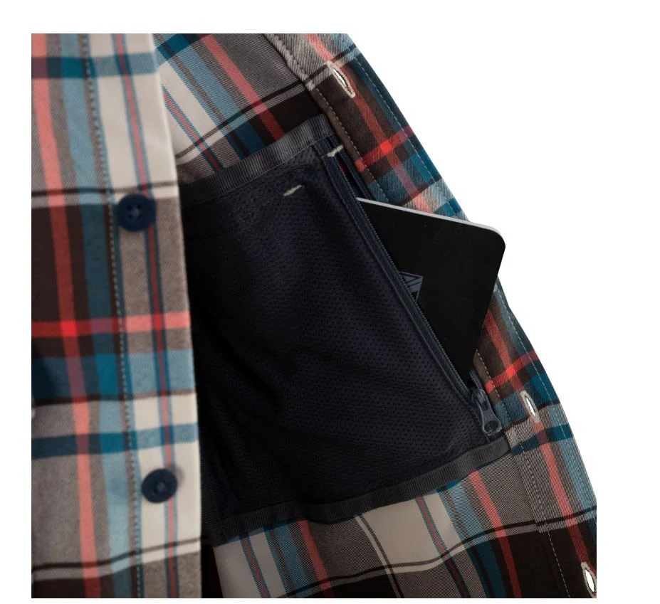 Helikon Tex - Greyman Shirt - Coral Crimson Checkered - Image 3