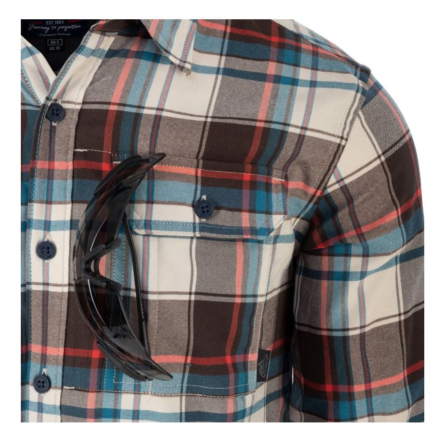 Helikon Tex - Greyman Shirt - Coral Crimson Checkered - Image 4