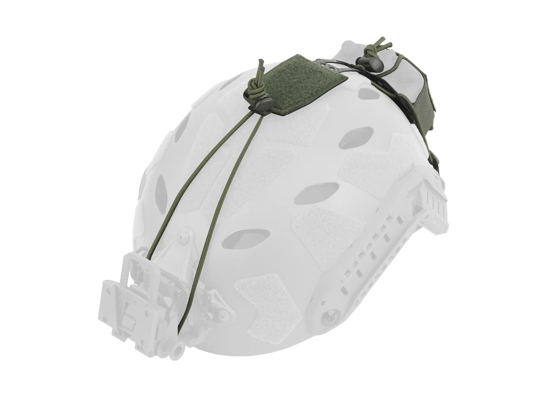 NVG battery pouch for Wosport Bridge type helmet Lightweight - Ranger Green - Image 3