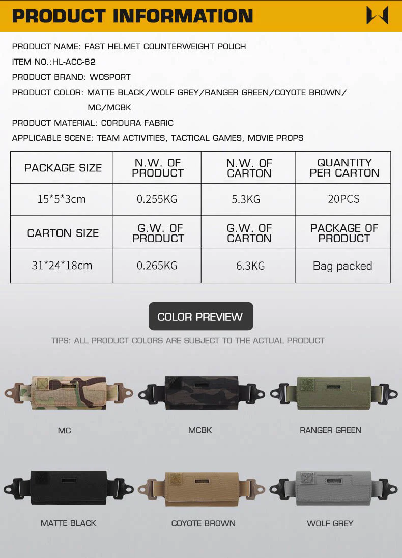 Helmet Counterweight - Black - Image 2
