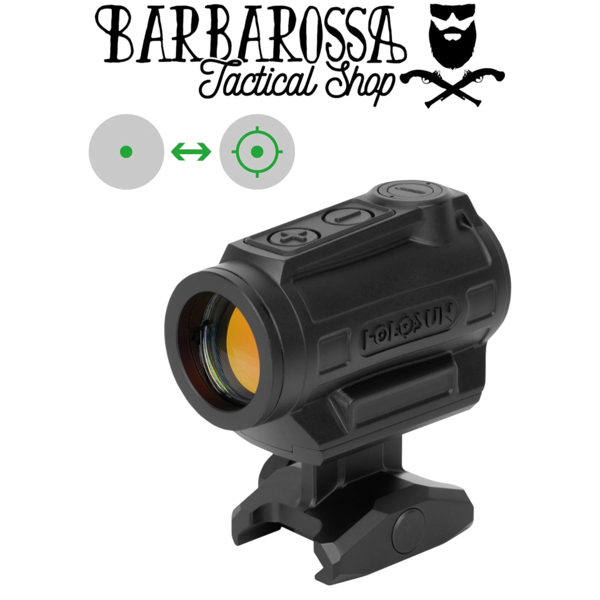 Holosun - ARO CORE MRS GR - Green Dot 65MOA Circle & 2MOA Dot