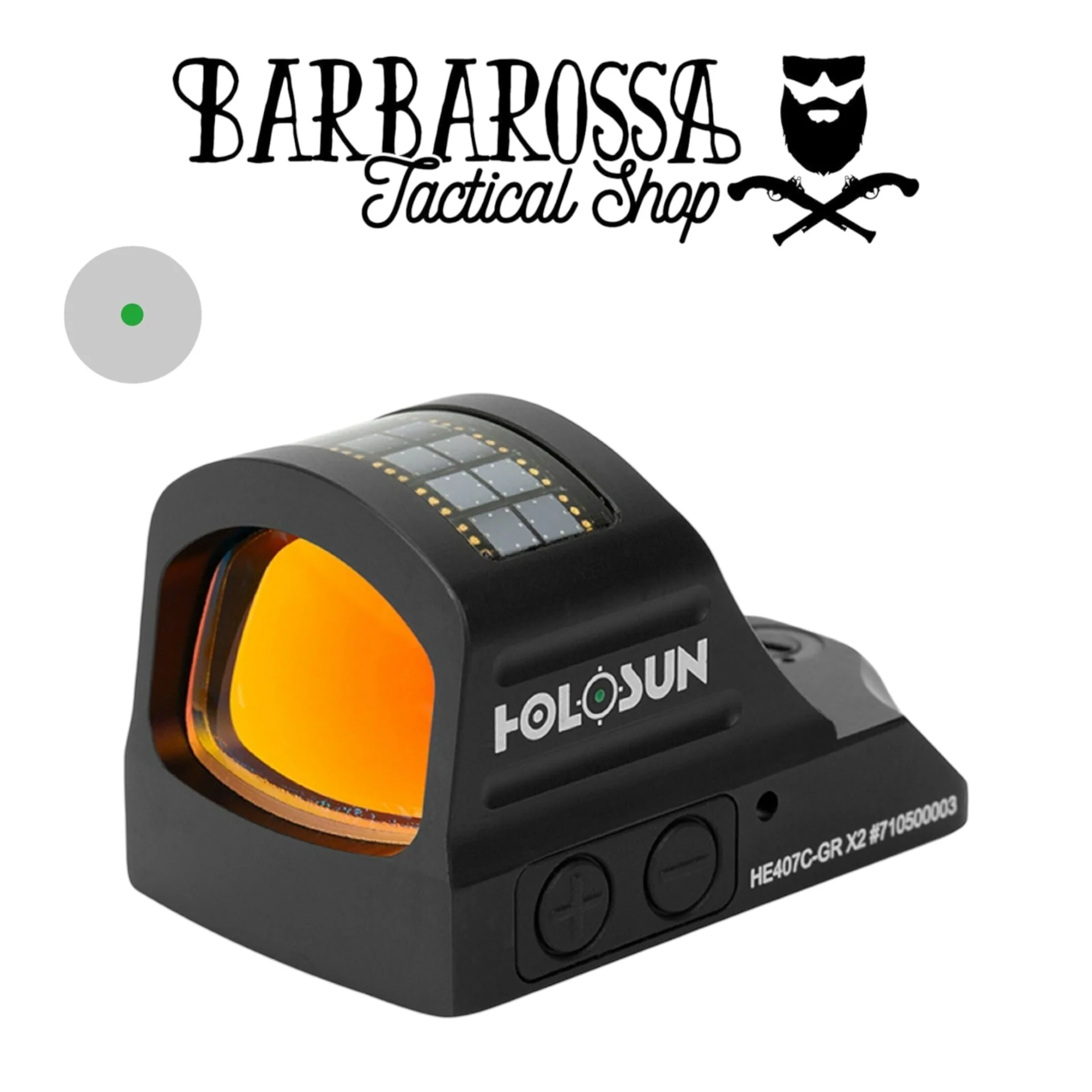 Holosun - H407C-GR-X2 - Green 2MOA