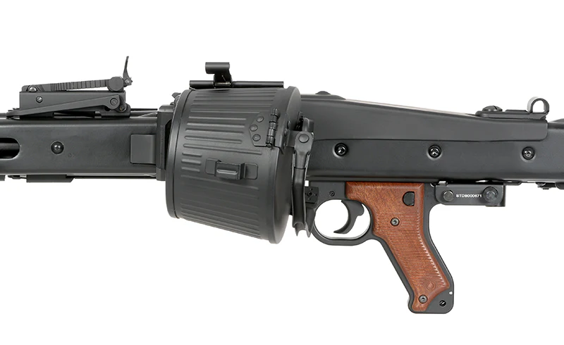 MG42 Full Metal AEG Machine Gun Replica - Real Wood [AGM] - Image 6