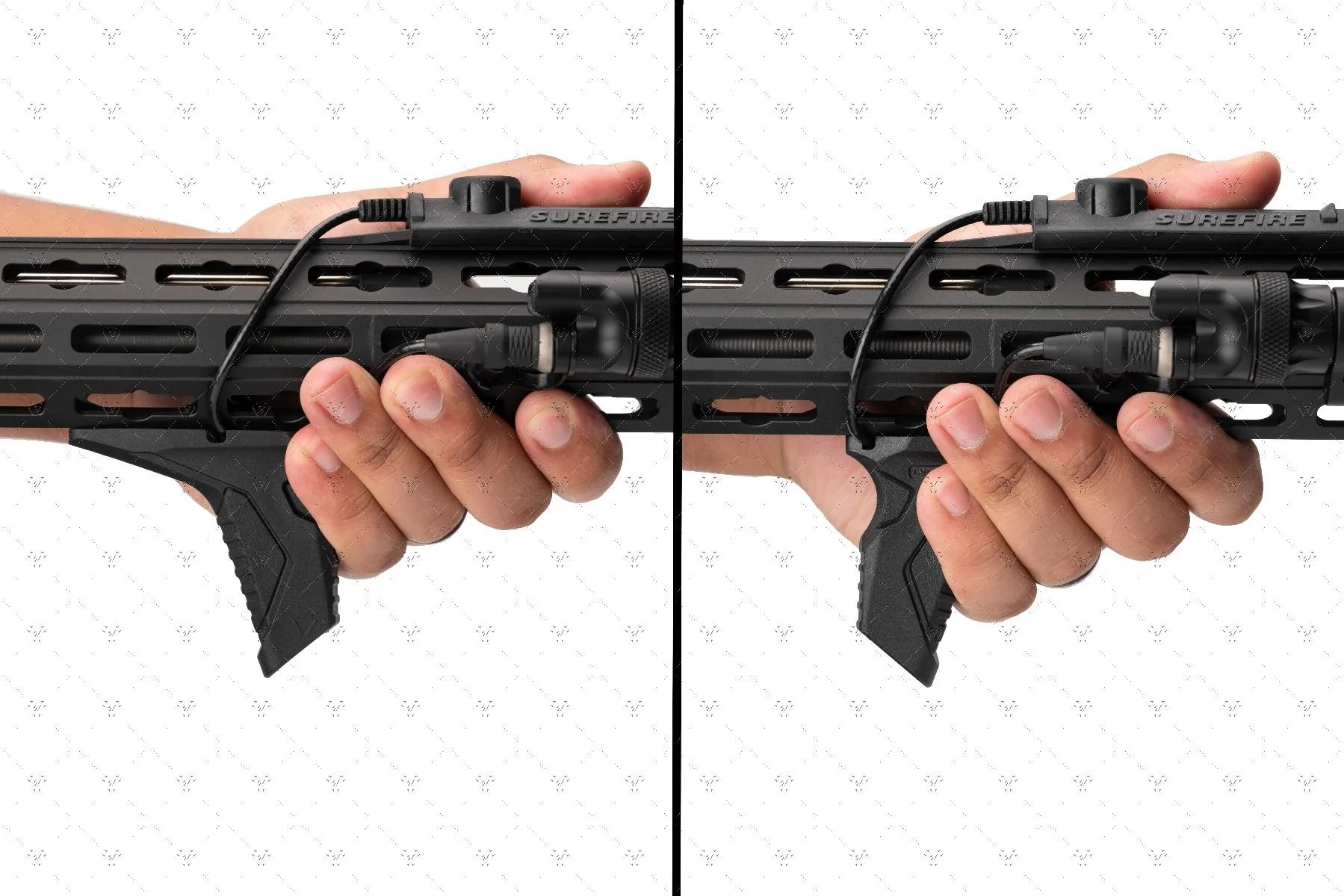 Strike Industries - M-LOK LINK Angled HandStop with Cable Management System® - Black - Image 3