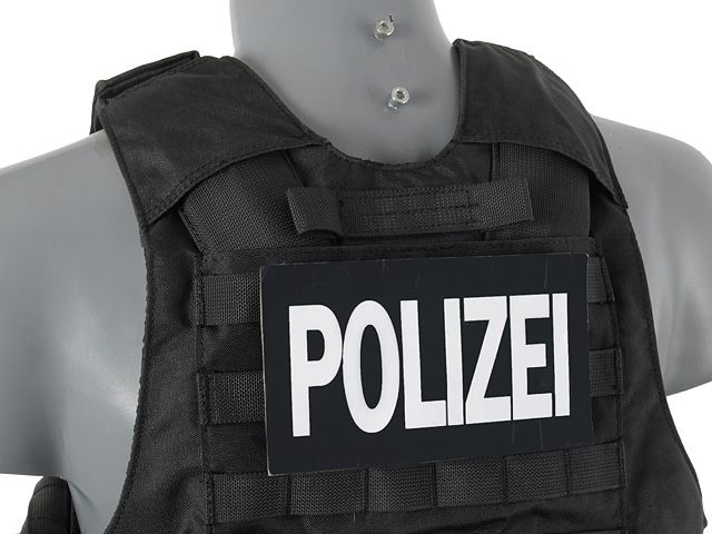 Molle Strips for ID Patches - Black - Image 3