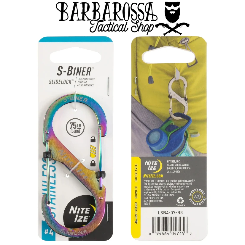 Nite Ize - S-Biner® #4 SlideLock® Stainless Steel - Image 3