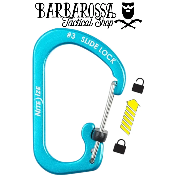 Nite Ize - SlideLock® 3 Carabiner Aluminum - Green - Image 2