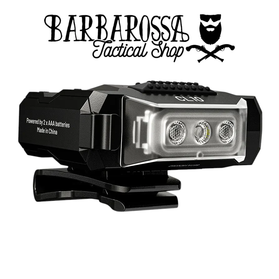 Nitecore - CL10 - Luce Multiuso Ultraleggera con Clip - 2x AA - 45 lumens e 15 metri - Torcia a Led
