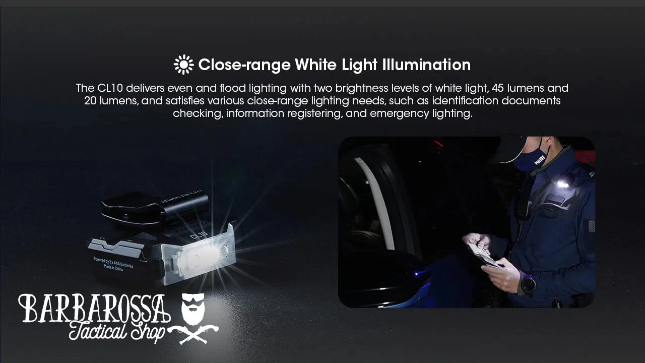 Nitecore - CL10 - Luce Multiuso Ultraleggera con Clip - 2x AA - 45 lumens e 15 metri - Torcia a Led - Image 10