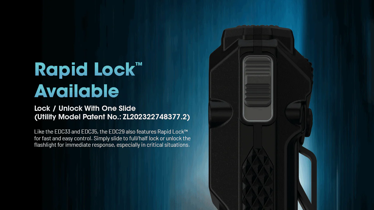 Nitecore - EDC29 - Torcia Ricaricabile USB - 6500 lumens e 400 metri - Torcia Led - Image 13