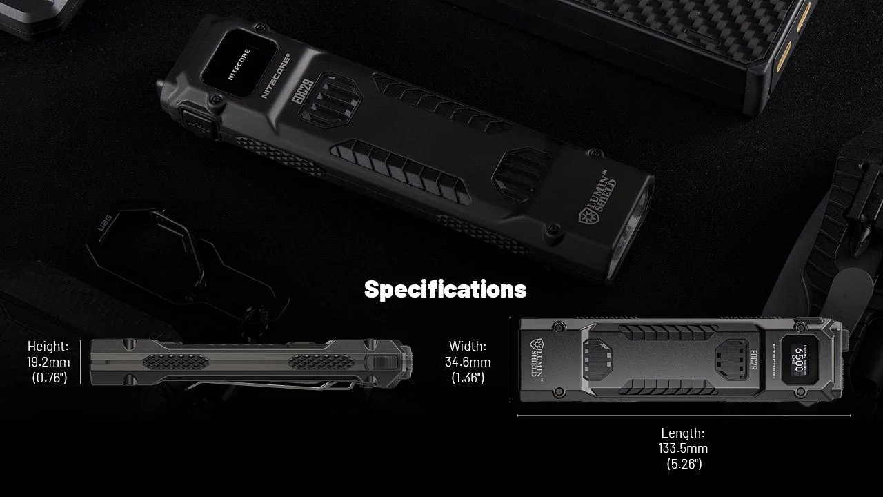 Nitecore - EDC29 - Torcia Ricaricabile USB - 6500 lumens e 400 metri - Torcia Led - Image 14