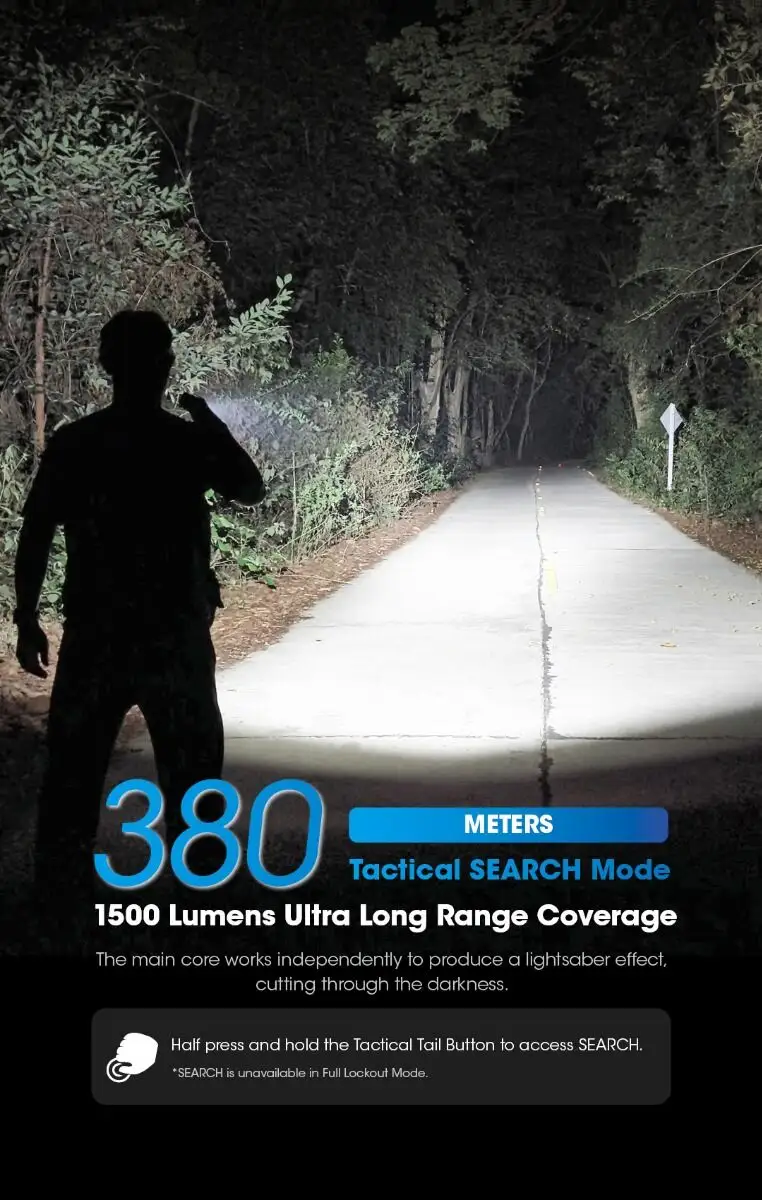 Nitecore - EDC31 3500 Lumen - 380 metri - Ricaricabile EDC - Image 6